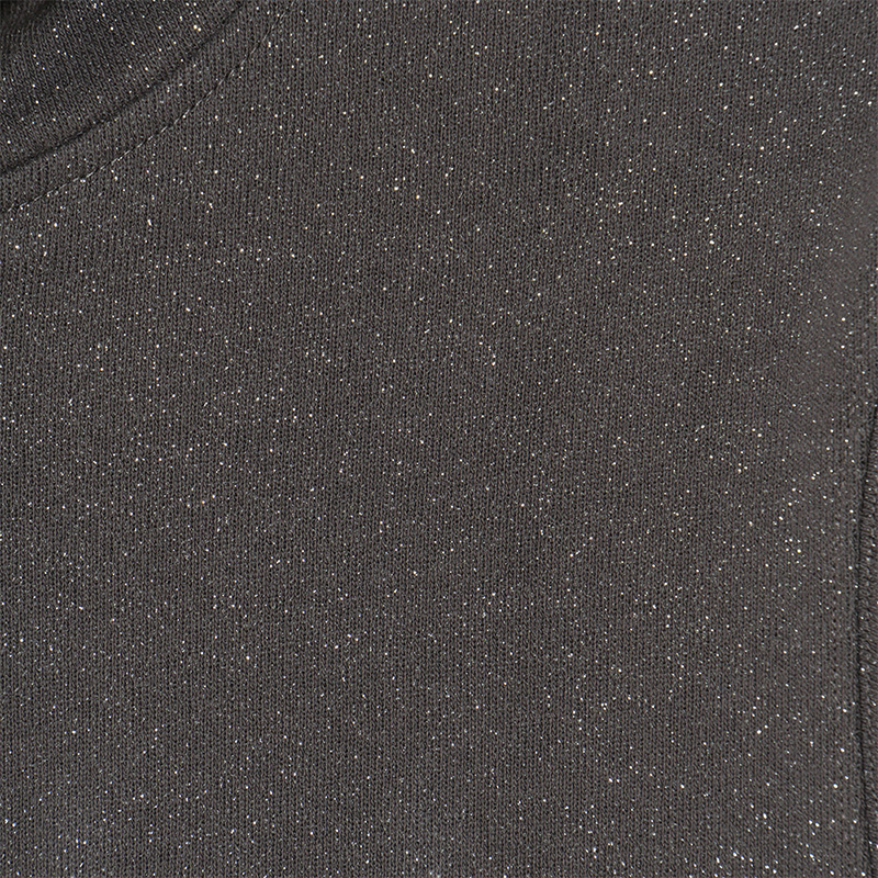 OG GLITTER ZIP HOODIE -GREY- (LADIES)