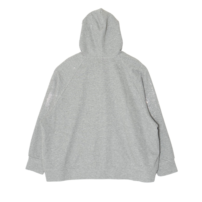 AURORA STONE ZIP HOODIE -GREY- (LADIES)