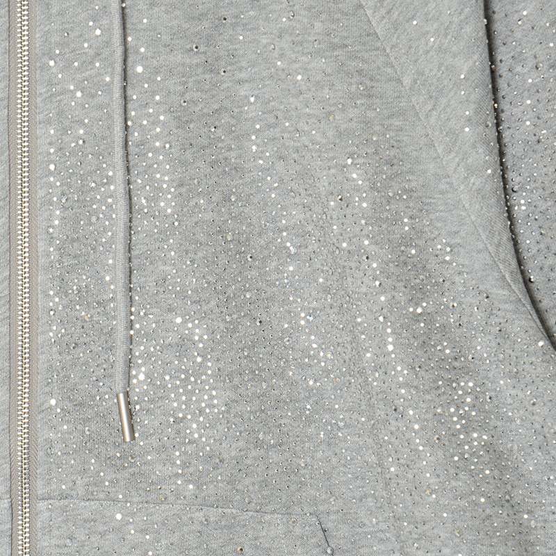 AURORA STONE ZIP HOODIE -GREY- (LADIES)