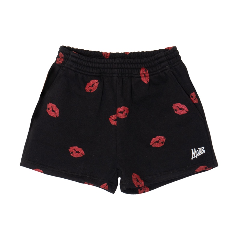 GLITTER KISS SHORTS -BLACK- (LADIES)