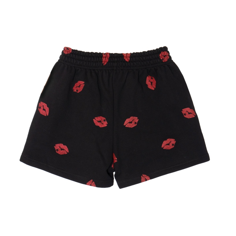 GLITTER KISS SHORTS -BLACK- (LADIES)