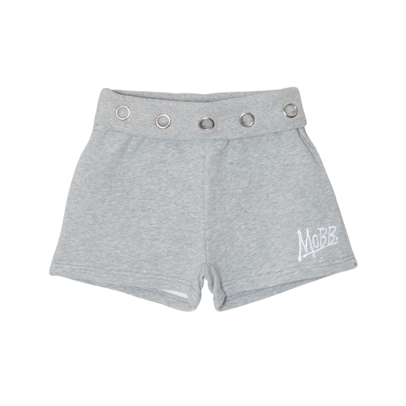 (S)OG EYELET SHORTS -GREY- (LADIES)