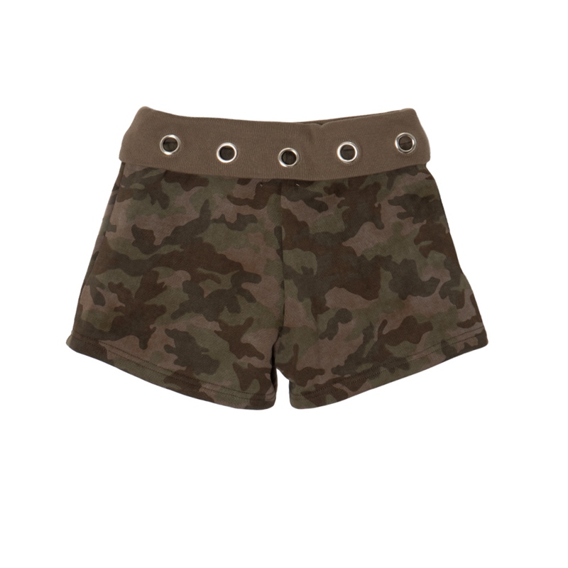 (C)OG EYELET SHORTS -CAMO- (LADIES)