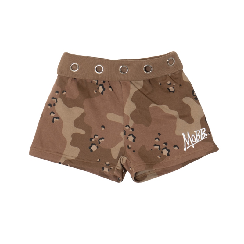 (C)OG EYELET SHORTS -CAMO2- (LADIES)