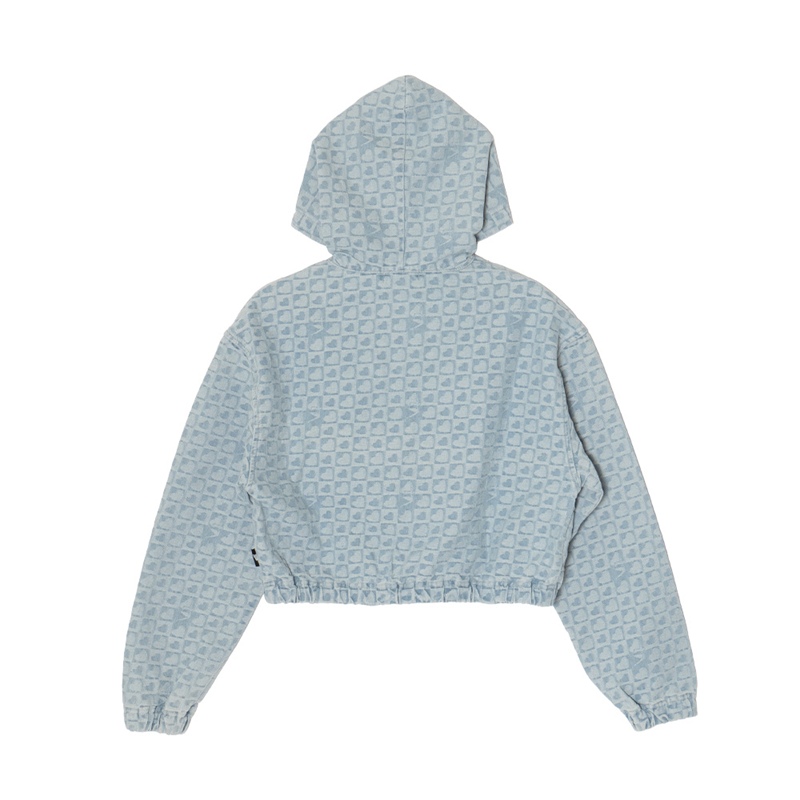 PATTERN DENIM JACKET -B(HEART)- (LADIES)