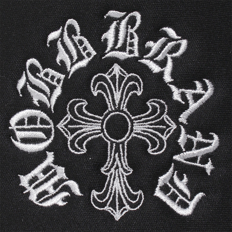 CROSS CHAIN MESH CAP -BLACK-