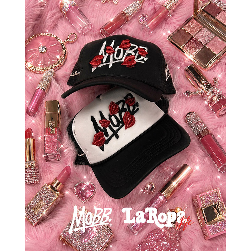 【MOBB×LAROPA】OG KISS MESH CAP -BLACK-