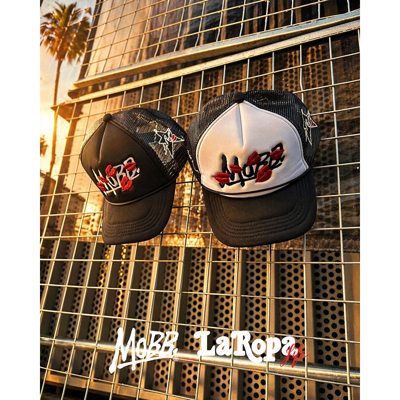 【MOBB×LAROPA】OG KISS MESH CAP -BLACK-