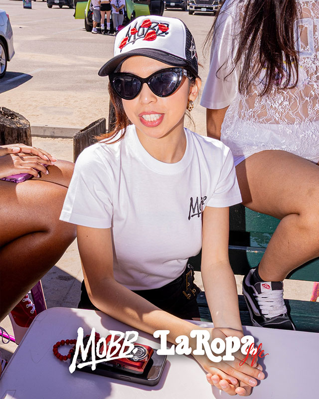 【MOBB×LAROPA】OG KISS MESH CAP -BLACK-