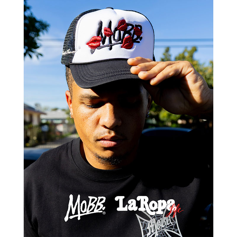 【MOBB×LAROPA】OG KISS MESH CAP -BLACK-
