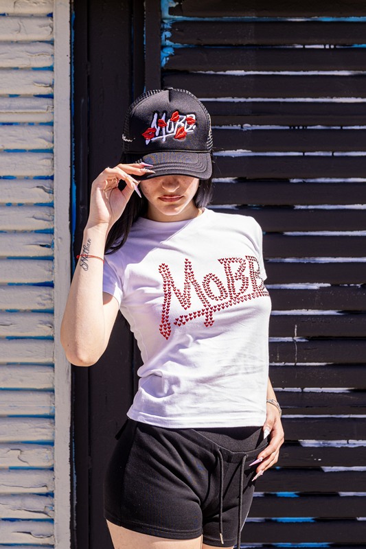 OG KISS MESH CAP -BLACK × WHITE-