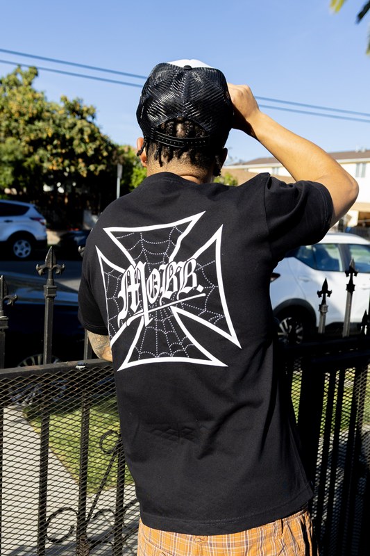 OG KISS MESH CAP -BLACK × WHITE-