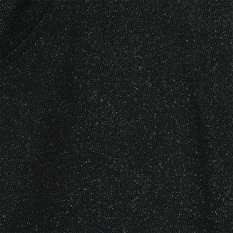 OG GLITTER ZIP HOODIE -BLACK-