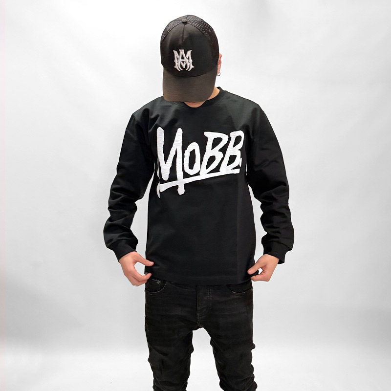 (P)MAGNUM WEIGHT L/S T-SHIRT -WHITE-