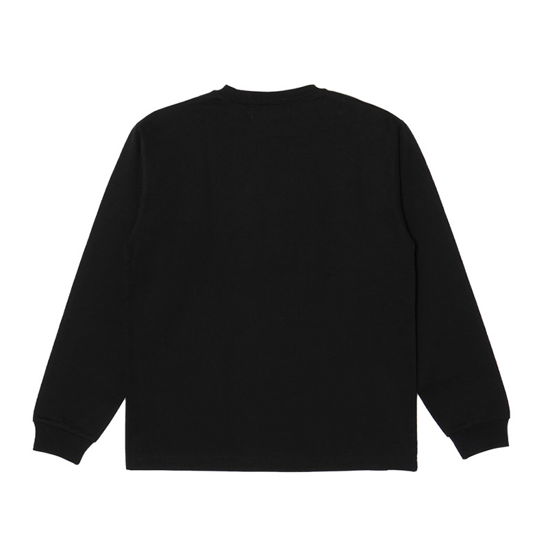 (E)MAGNUM WEIGHT L/S T-SHIRT -BLACK-
