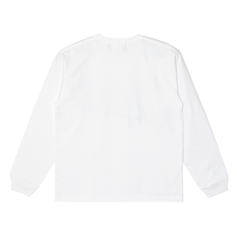 (E)MAGNUM WEIGHT L/S T-SHIRT -WHITE-