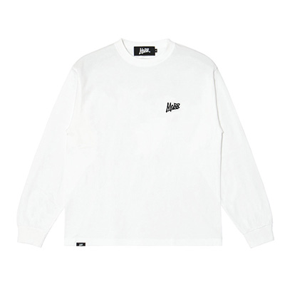 (E)OG L/S T-SHIRT -WHITE-