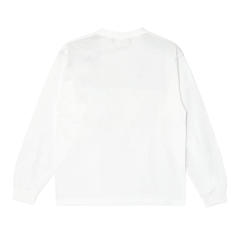 OG RHINESTONE L/S T-SHIRT -WHITE-