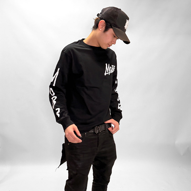 OG SLEEVE L/S T-SHIRT -BLACK-