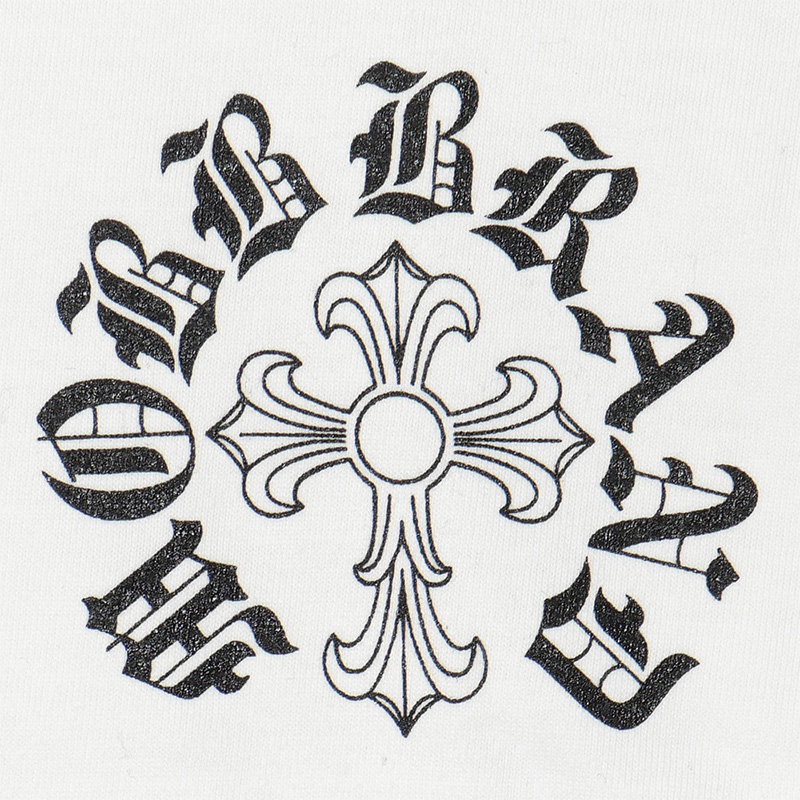 CROSS SLEEVE L/S T-SHIRT -WHITE-