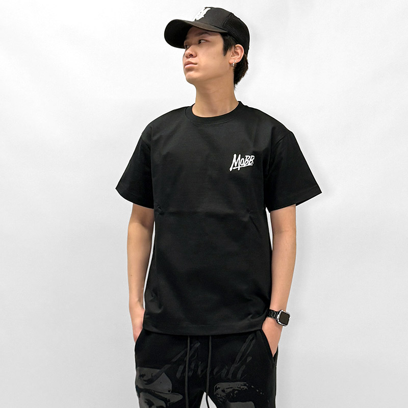 (E)MAGNUM WEIGHT S/S T-SHIRT -BLACK-