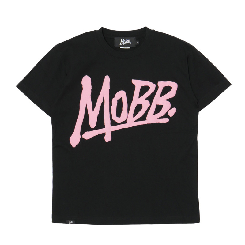 (P)OG S/S T-SHIRT -BLACK×PINK-