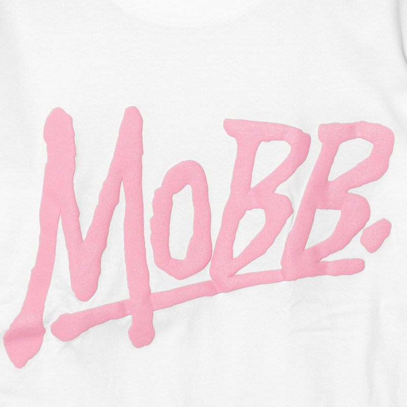 (P)OG S/S T-SHIRT -WHITE×PINK-