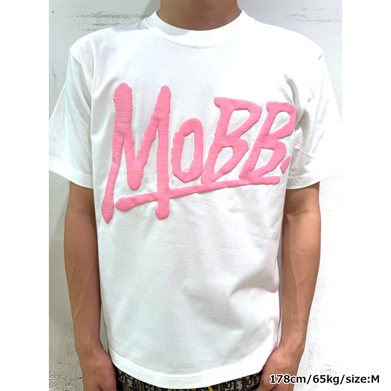 (P)OG S/S T-SHIRT -WHITE×PINK-