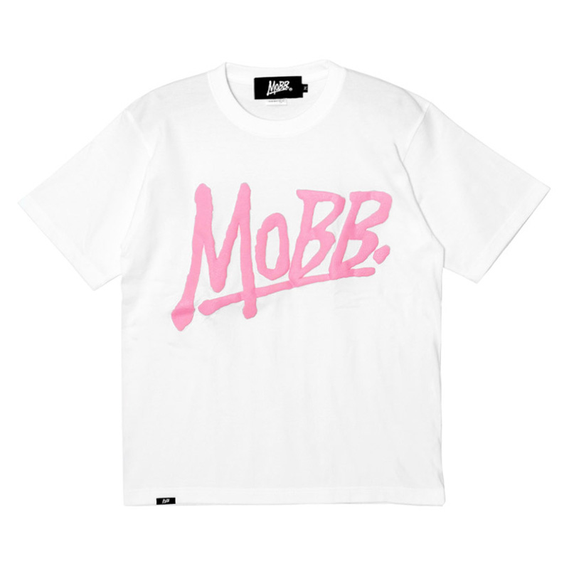 (P)OG S/S T-SHIRT -WHITE×PINK-