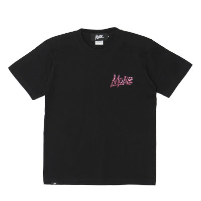 (S)OG STONE S/S T-SHIRT -BLACK×PINK-