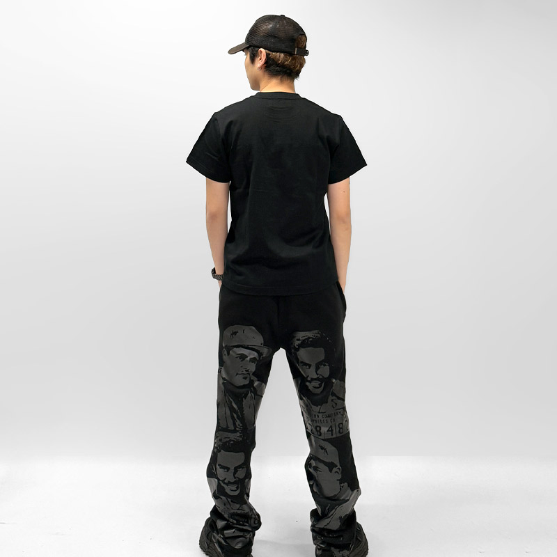 (S)OG STONE S/S T-SHIRT -WHITE×PINK-