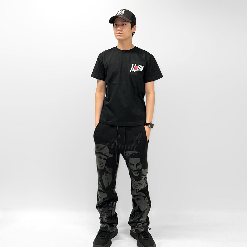 HEART DRIP T-SHIRT -WHITE-