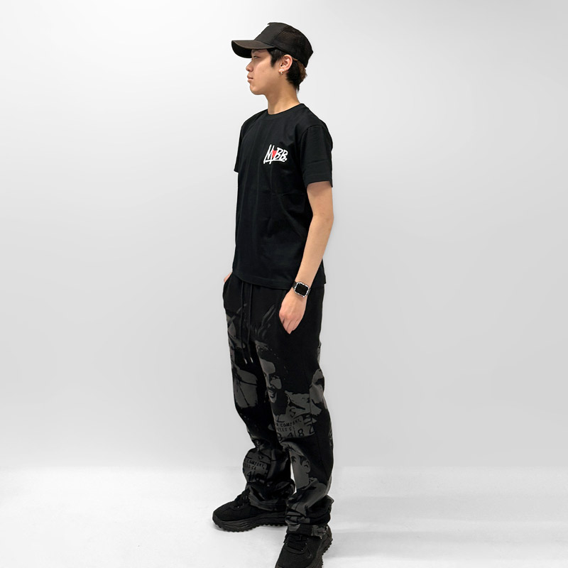 HEART DRIP T-SHIRT -WHITE-