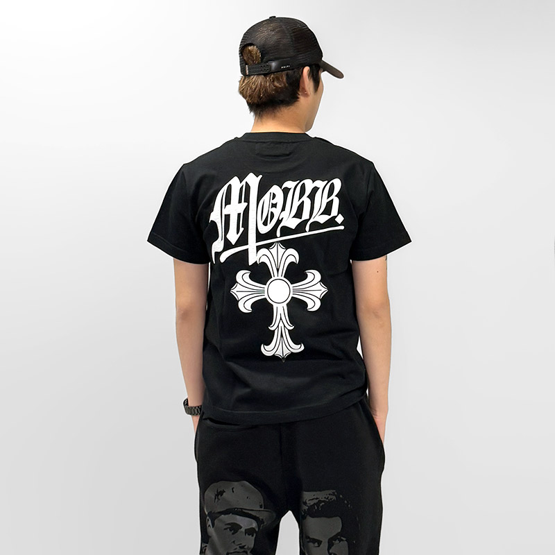 CROSS T-SHIRT -BLACK-