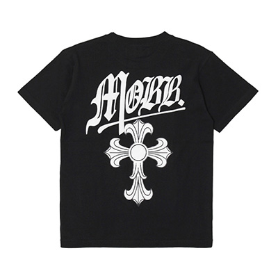 CROSS T-SHIRT -BLACK-