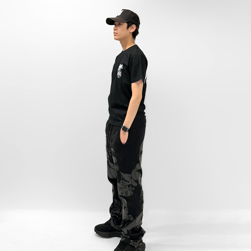 MALTESE CROSS T-SHIRT -BLACK-