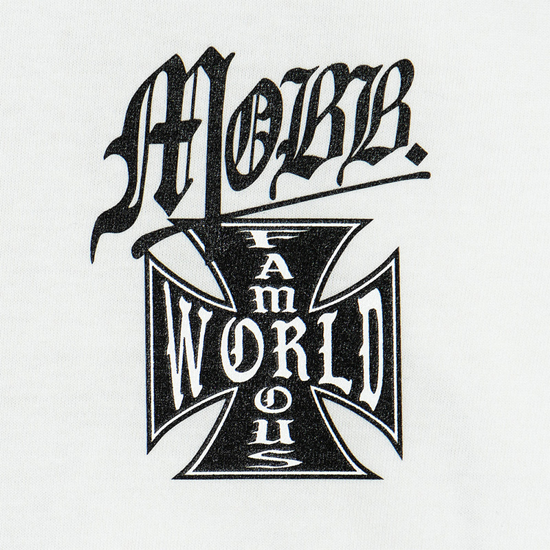 MALTESE CROSS T-SHIRT -WHITE-