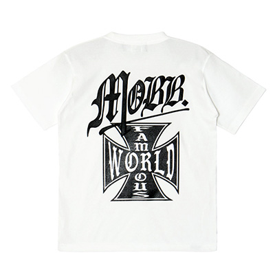 MALTESE CROSS T-SHIRT -WHITE-