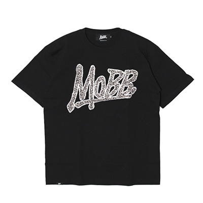 OG LEOPARD WAPPEN T-SHIRT -BLACK-