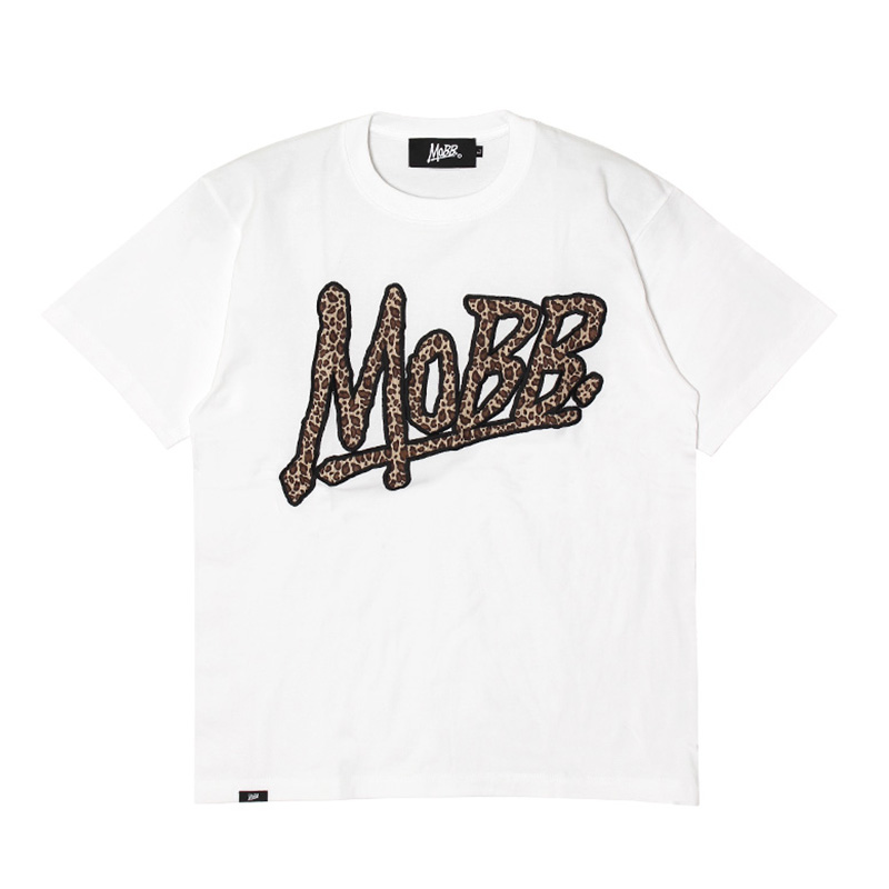 OG LEOPARD WAPPEN T-SHIRT -WHITE-