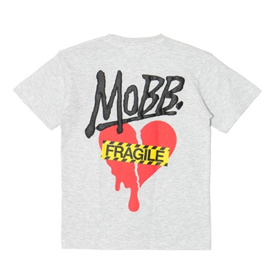 HEART BREAK T-SHIRT -GREY-