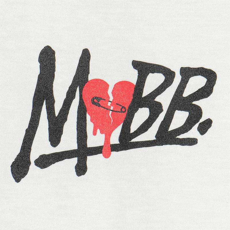 HEART BREAK T-SHIRT -WHITE-