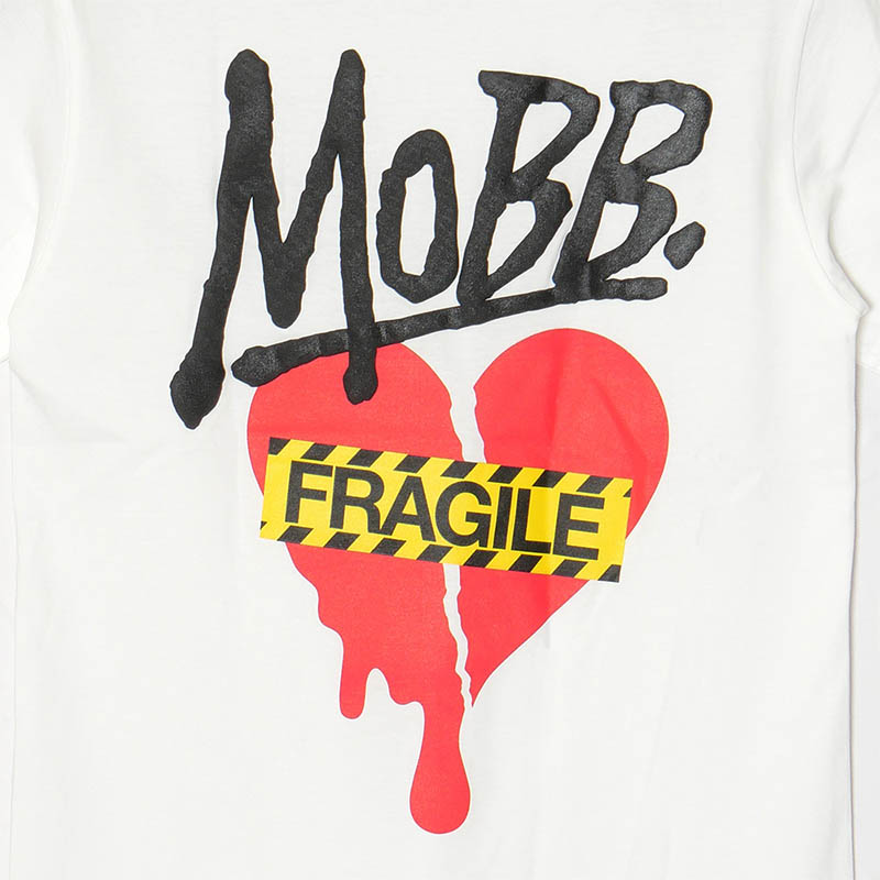 HEART BREAK T-SHIRT -WHITE-