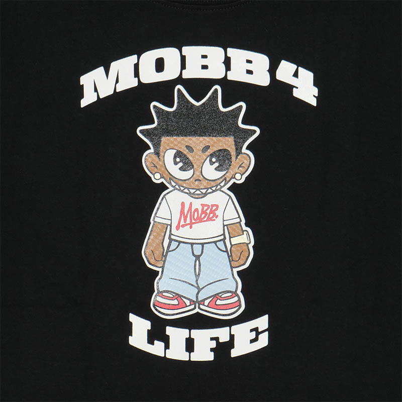 KID MOBBY T-SHIRT -BLACK-