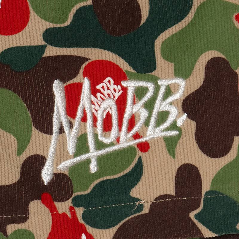 HEART DRIP CAMO SHORTS -BEIGE-