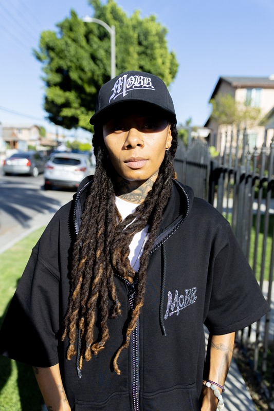 OG STONE ZIP S/S HOODIE -BLACK-
