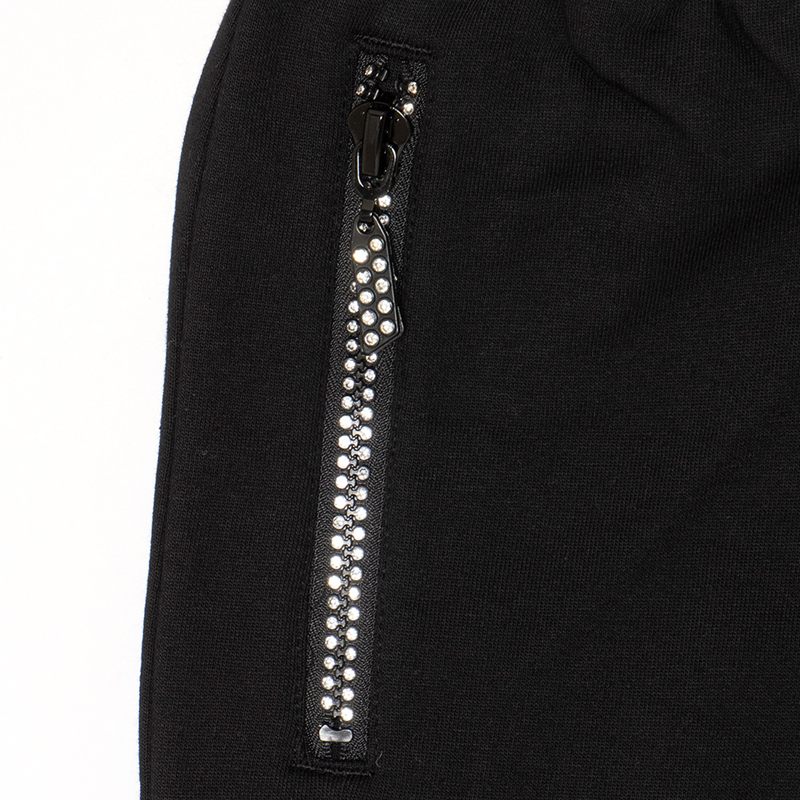 OG STONE ZIP SHORTS -BLACK-