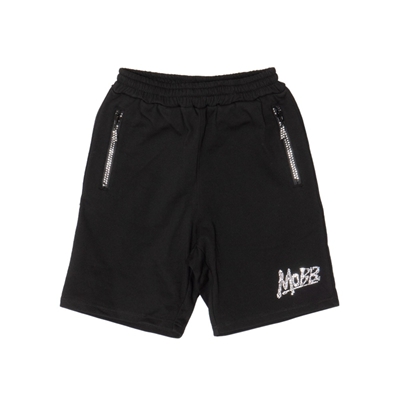 OG STONE ZIP SHORTS -BLACK-