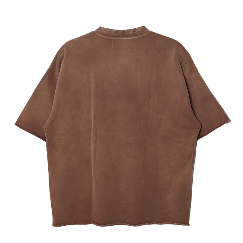 OLD OG PIGMENT S/S SWEAT -BEIGE-