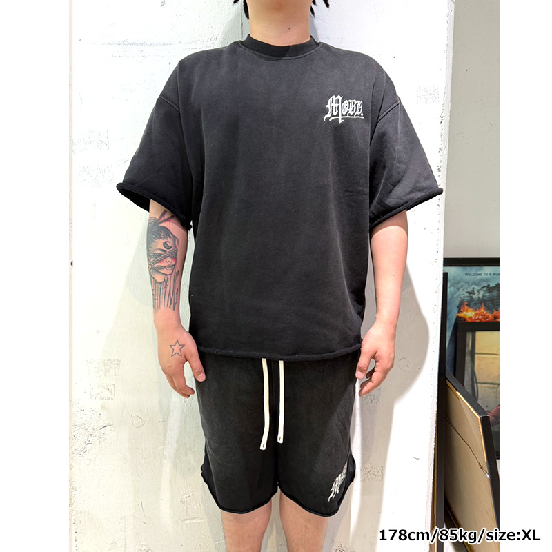 OLD OG PIGMENT S/S SWEAT -BEIGE-